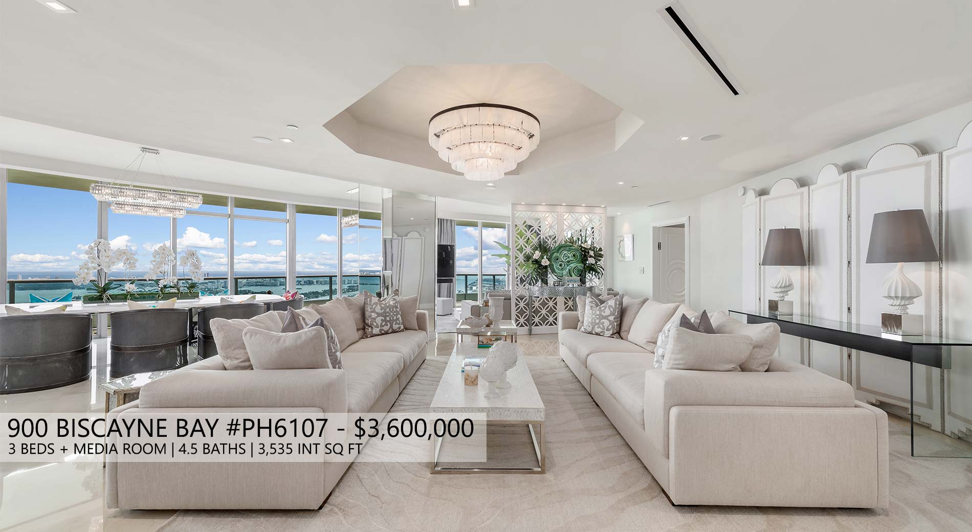 Penthouse 6107 for sale at 900 Biscayne Bay